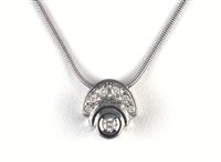 Halskette Salvini Dame in Weißgold Diamante 0.13 Ct 24428341 - 24428341